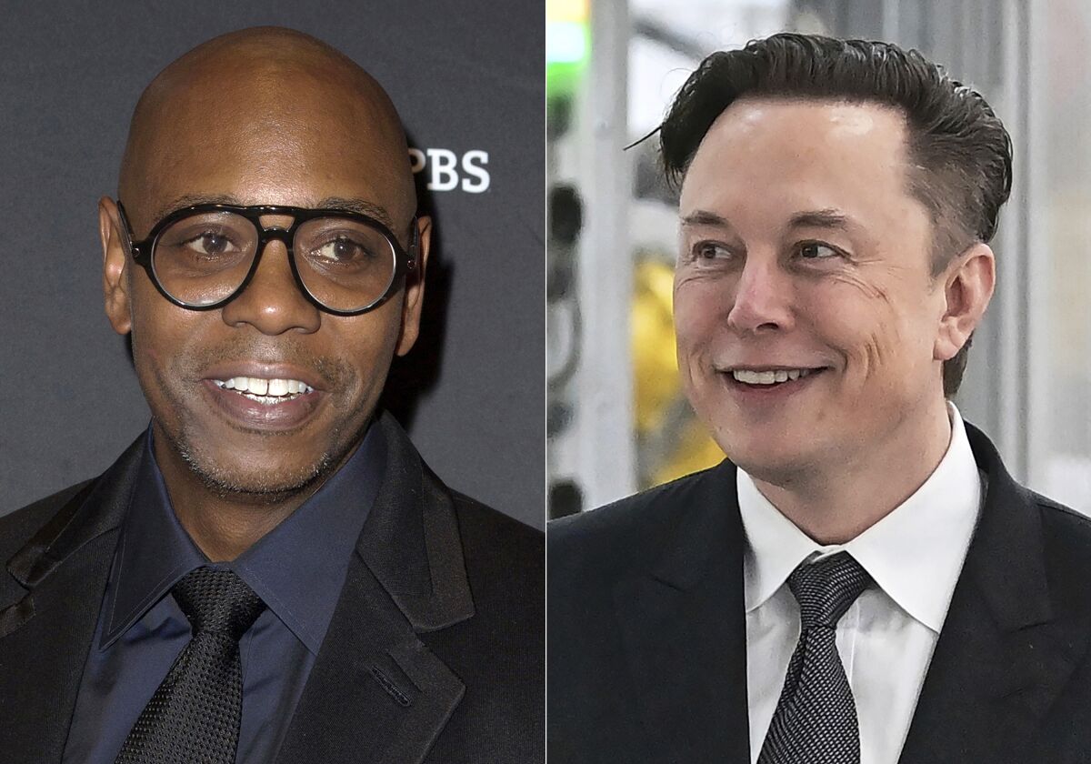 Elon Musk booed at Dave Chappelle show in San Francisco - Los Angeles Times Elon Musk booed at Dave Chappelle show in San Francisco - Los Angeles Times