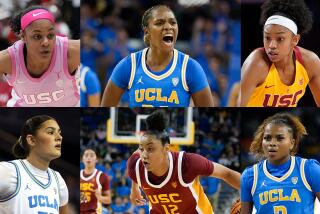 USC and UCLA basketball players