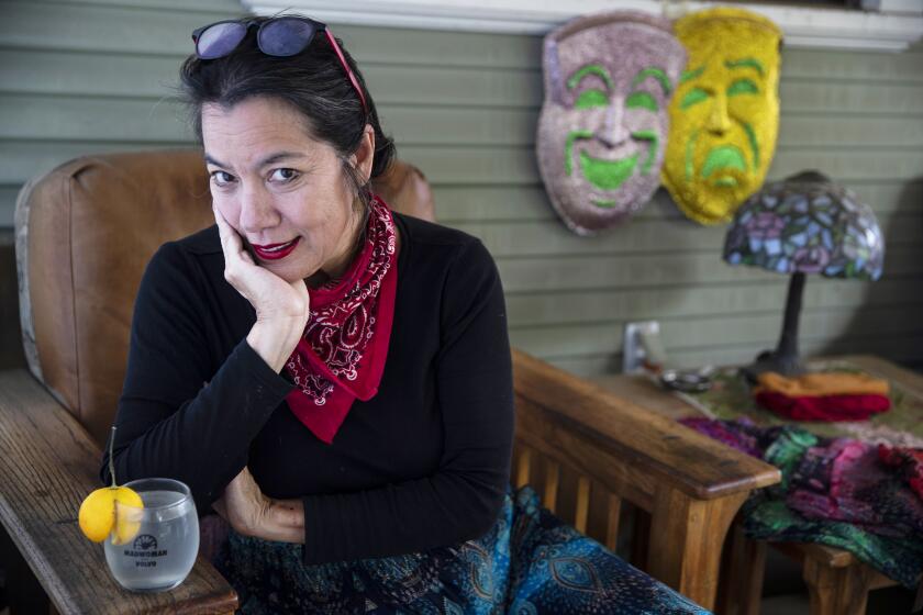 Sandra Tsing Loh, author of "The Madwoman and the Roomba," at her home in Pasadena.