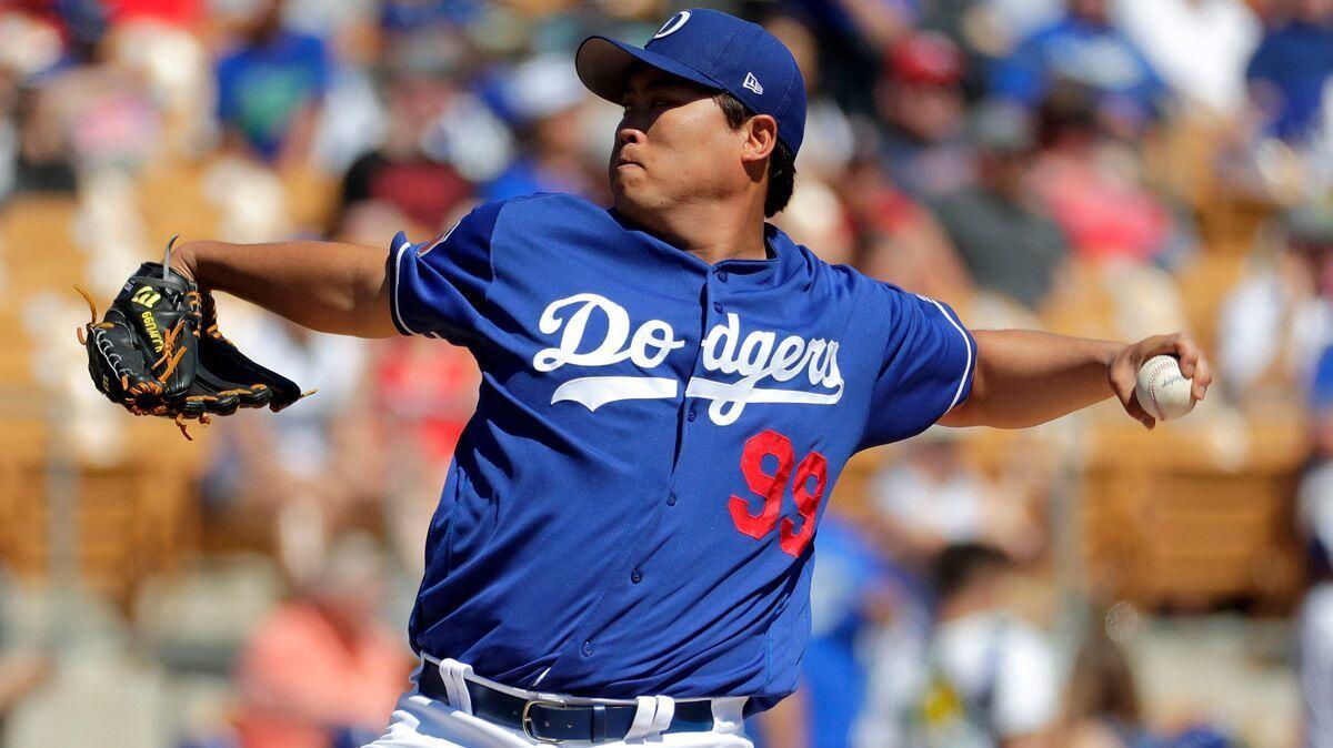 Hyun-Jin Ryu makes case for joining the Dodgers rotation.