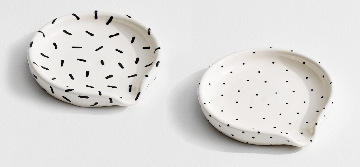 Mano Patterned Spoon Rests from West Elm