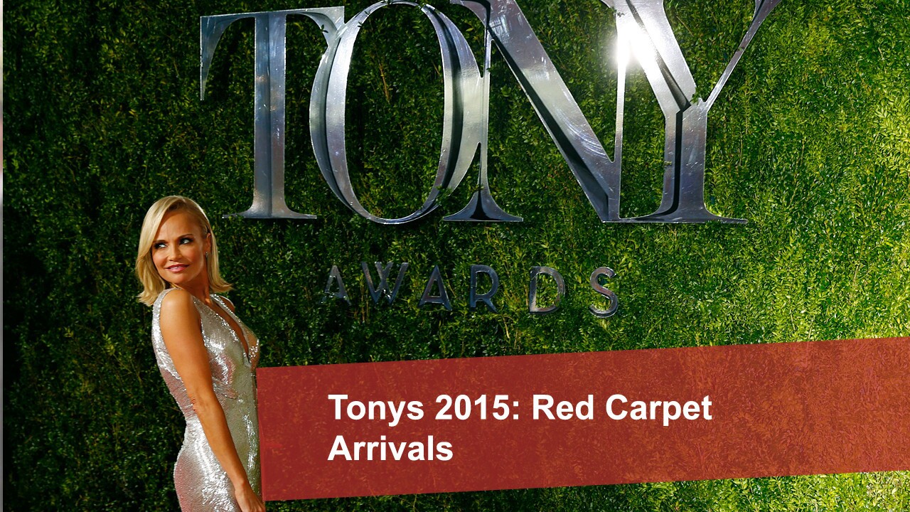 The arrivals for the 2015 Tony Awards held in New York City.