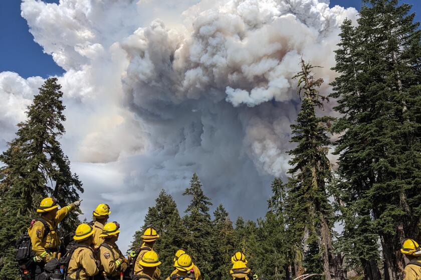 Cal Fire Santa Clara Unit Strike Team 9163G engaged on Division Q of the Dixie Fire.