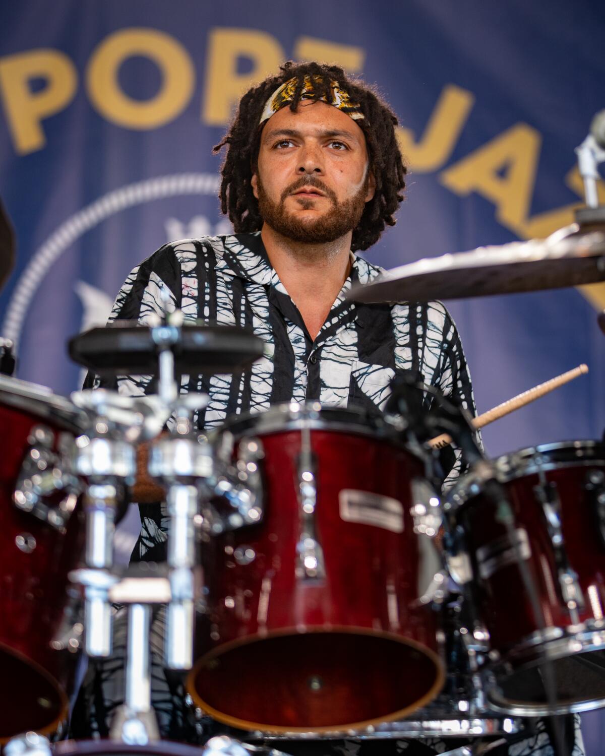 Yussef Dayes, Newport Jazz Festival, Fort Adams State Park on July 30, 2022, Newport, Rhode Island.