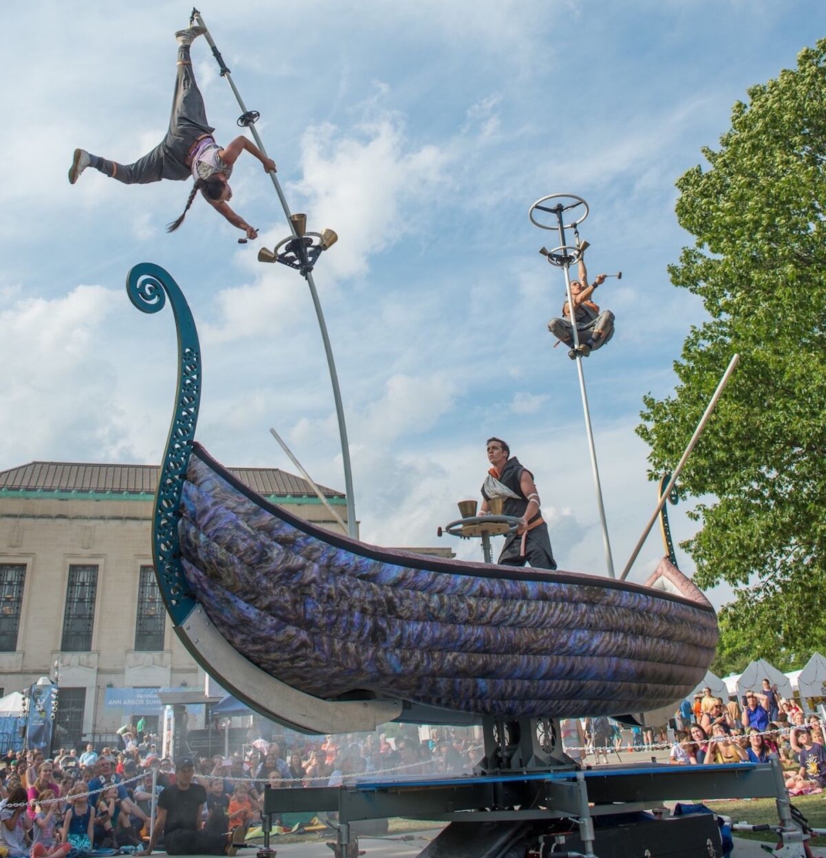 Australia’s Strange Fruit will perform ‘Tall Tales of the High Seas’ on 16-foot sway-poles.