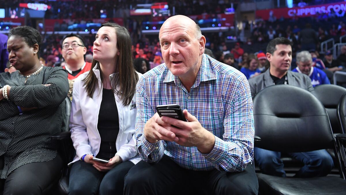 Owner Steve Ballmer has made decisive moves in beginning to rebuild the Clippers.