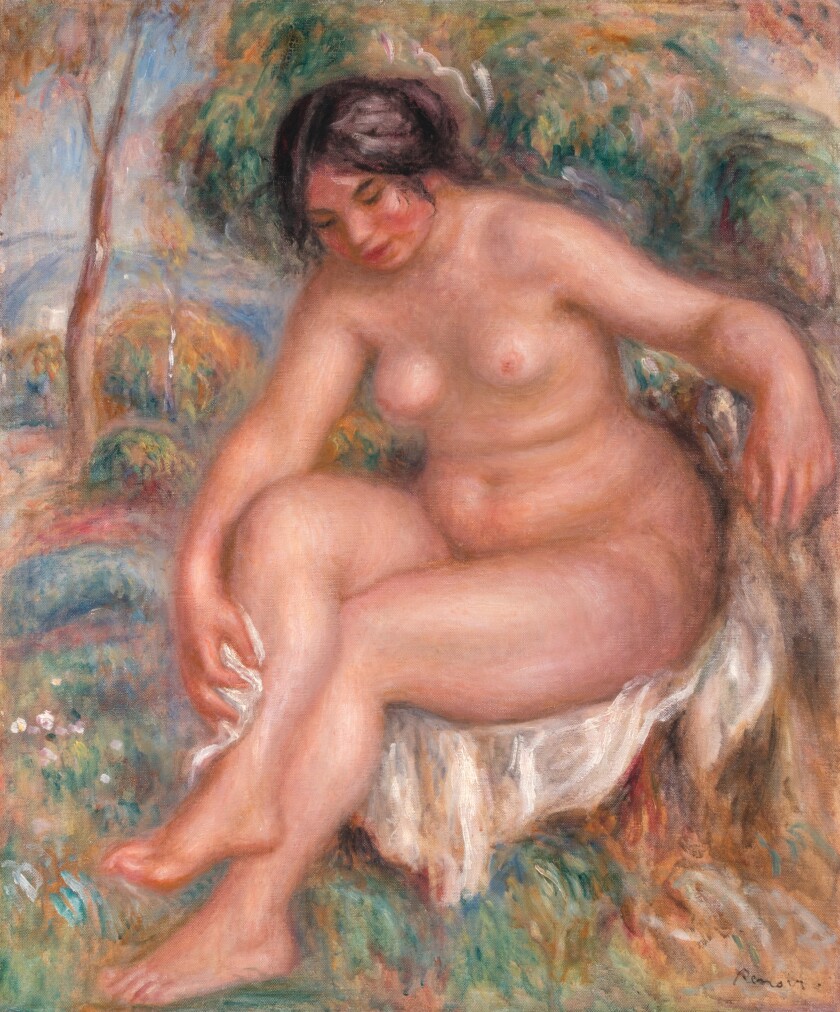 A painting of a nude woman 