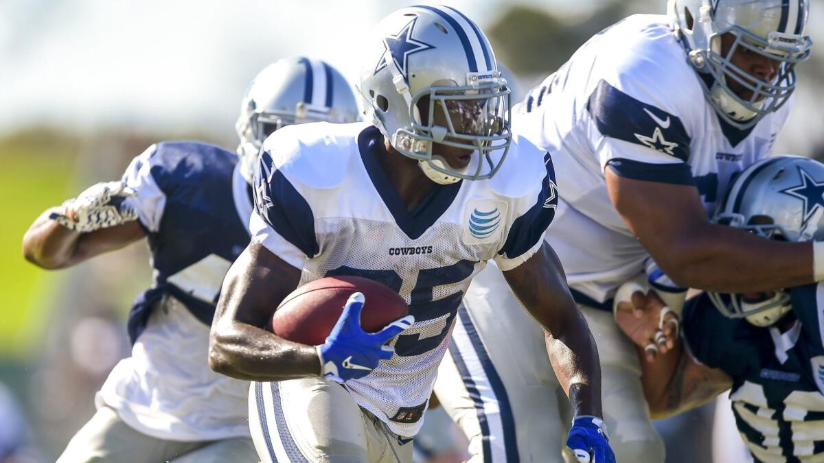 Lance Dunbar rushed for 422 yards in 94 carries in five seasons with the Dallas Cowboys.