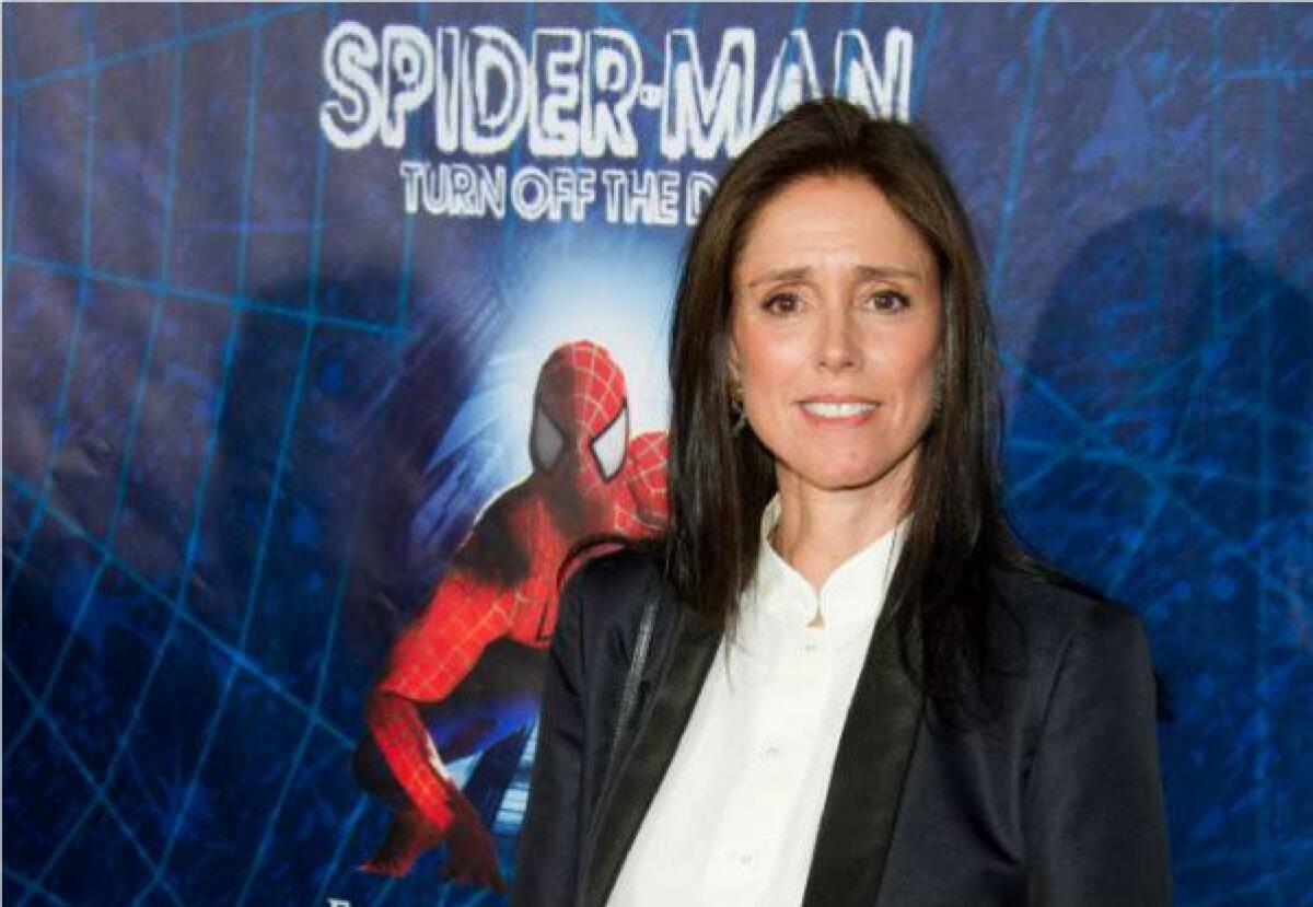 Julie Taymor, at the opening-night performance of the Broadway musical "Spider-Man: Turn Off the Dark" in New York in 2011.