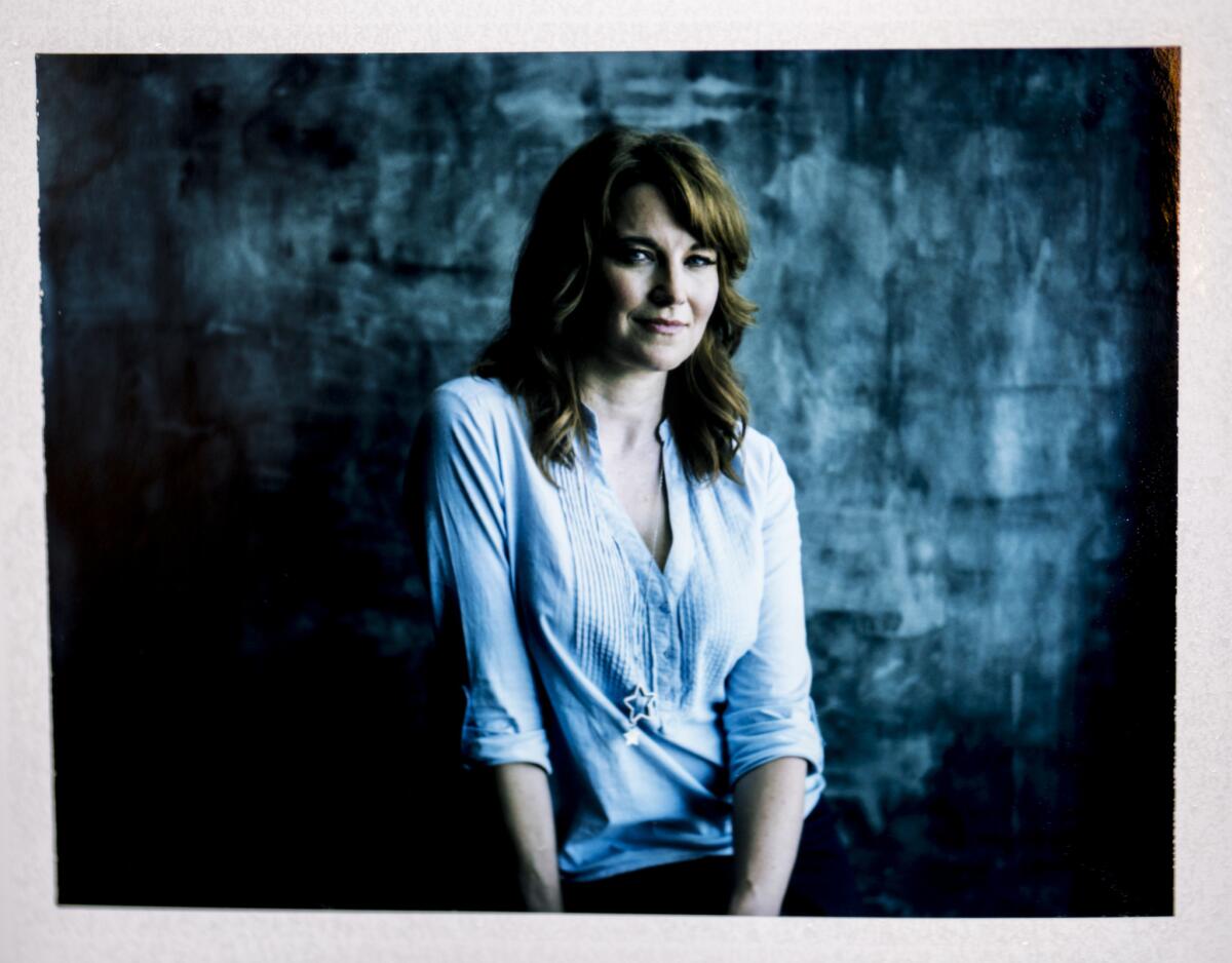 Lucy Lawless of "Ash vs. Evil Dead," is photographed in the L.A. Times Hero Complex photo studio at the 2015 Comic-Con.