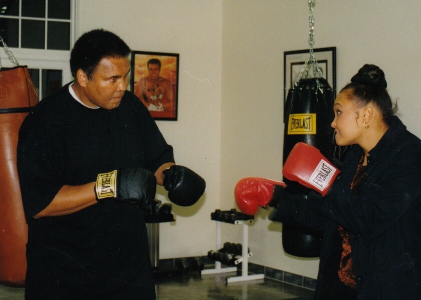 Muhammad Ali S Eldest Daughter Remembers Her Father Los Angeles Times