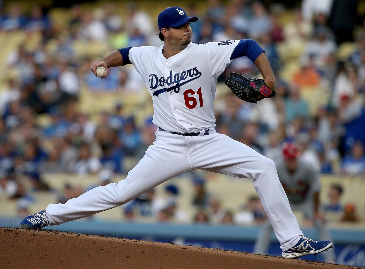 Right-hander Josh Beckett is likely headed to the disabled list after re-aggravating a left hip injury. The Dodgers are currently waiting to find out if he'll be able to return at all this season.