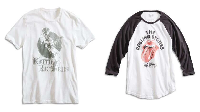 Lucky Brand Rolling Stones Partner On Retro Tour T Shirts Circa