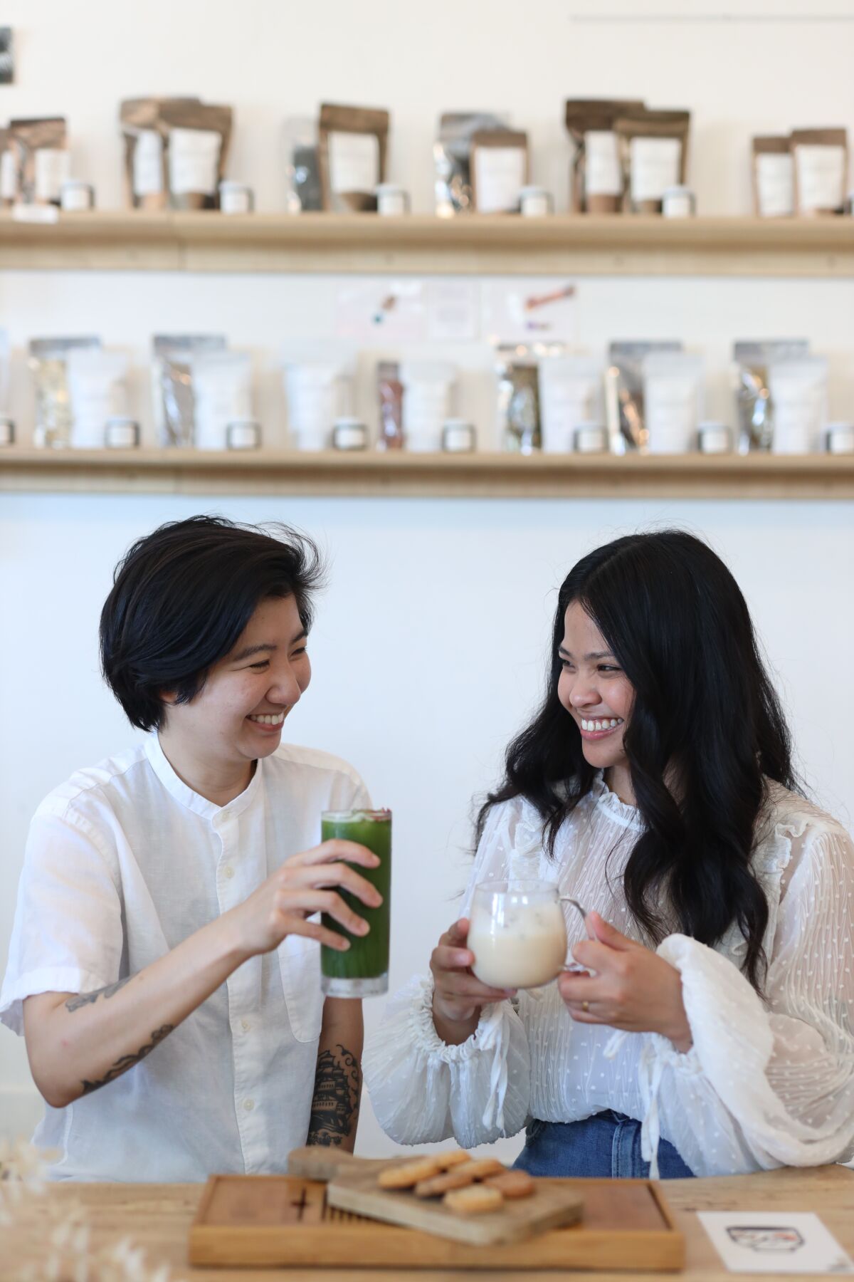 The La Jolla Community Center will present a seasonal tea tasting with Paru tea bar owners Amy Troung and Lani Gobaleza. 
