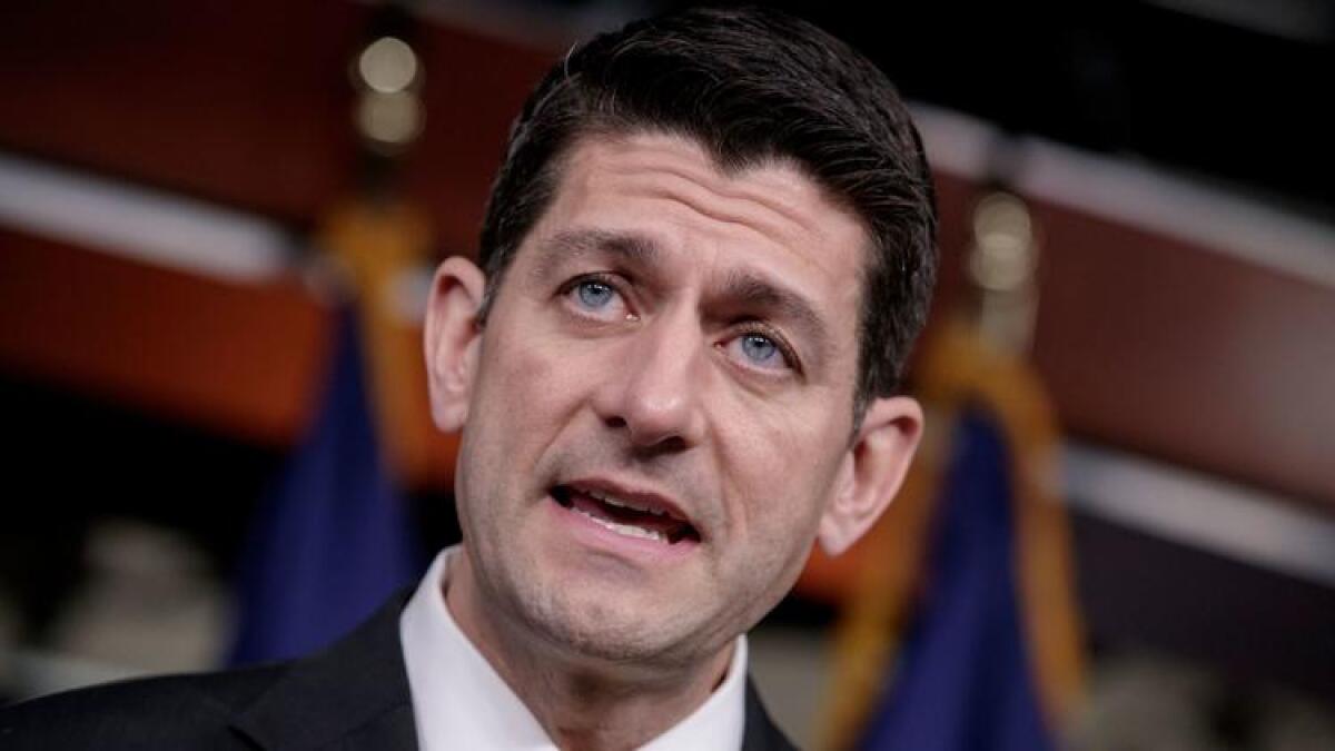 House Speaker Paul D. Ryan (R-Wis.)