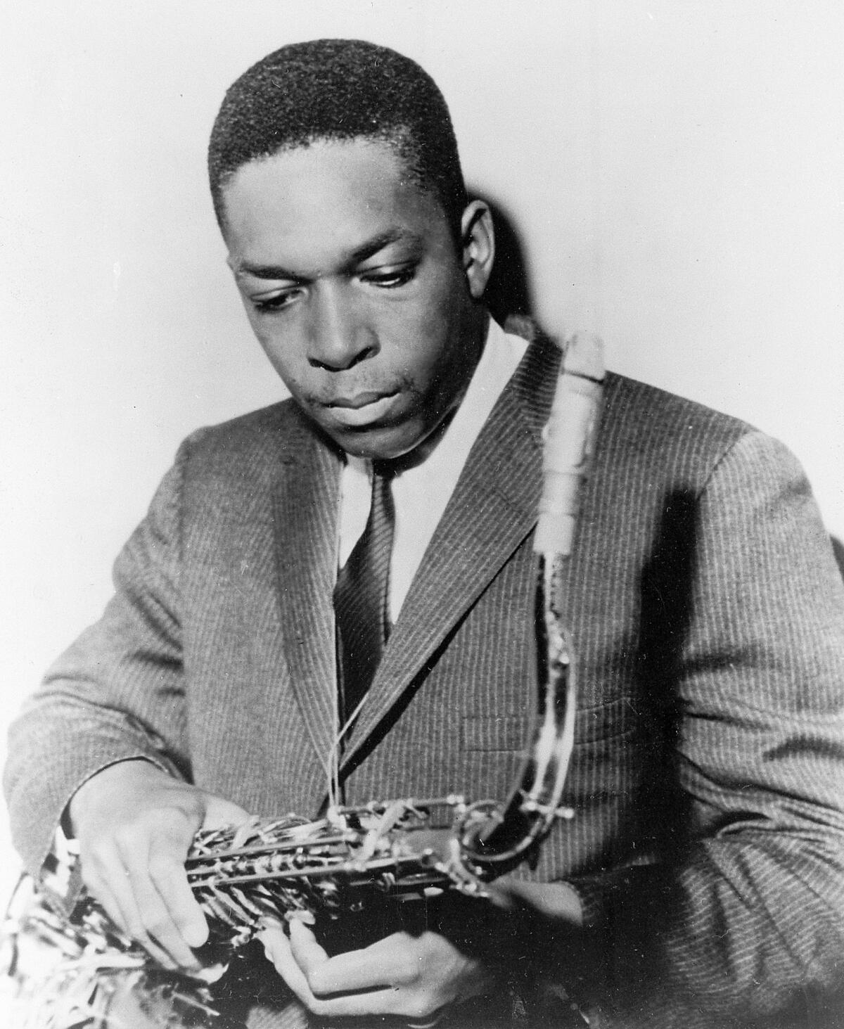 Saxophonist John Coltrane 