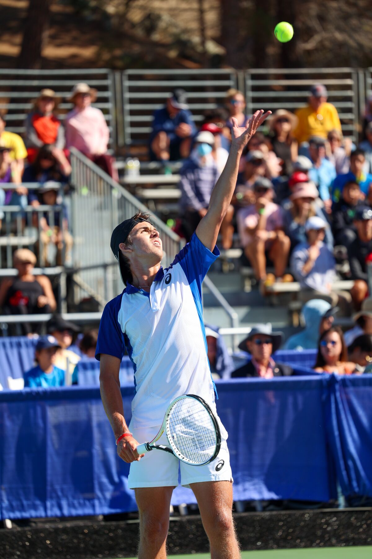 Zachary Svajda, 19, of La Jolla won the men's singles title of the Tiburon Challenger USTA Pro Circuit tennis event Oct. 9.