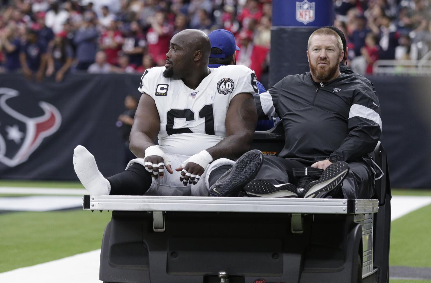 Arizona Cardinals center Rodney Hudson (61) during the first half