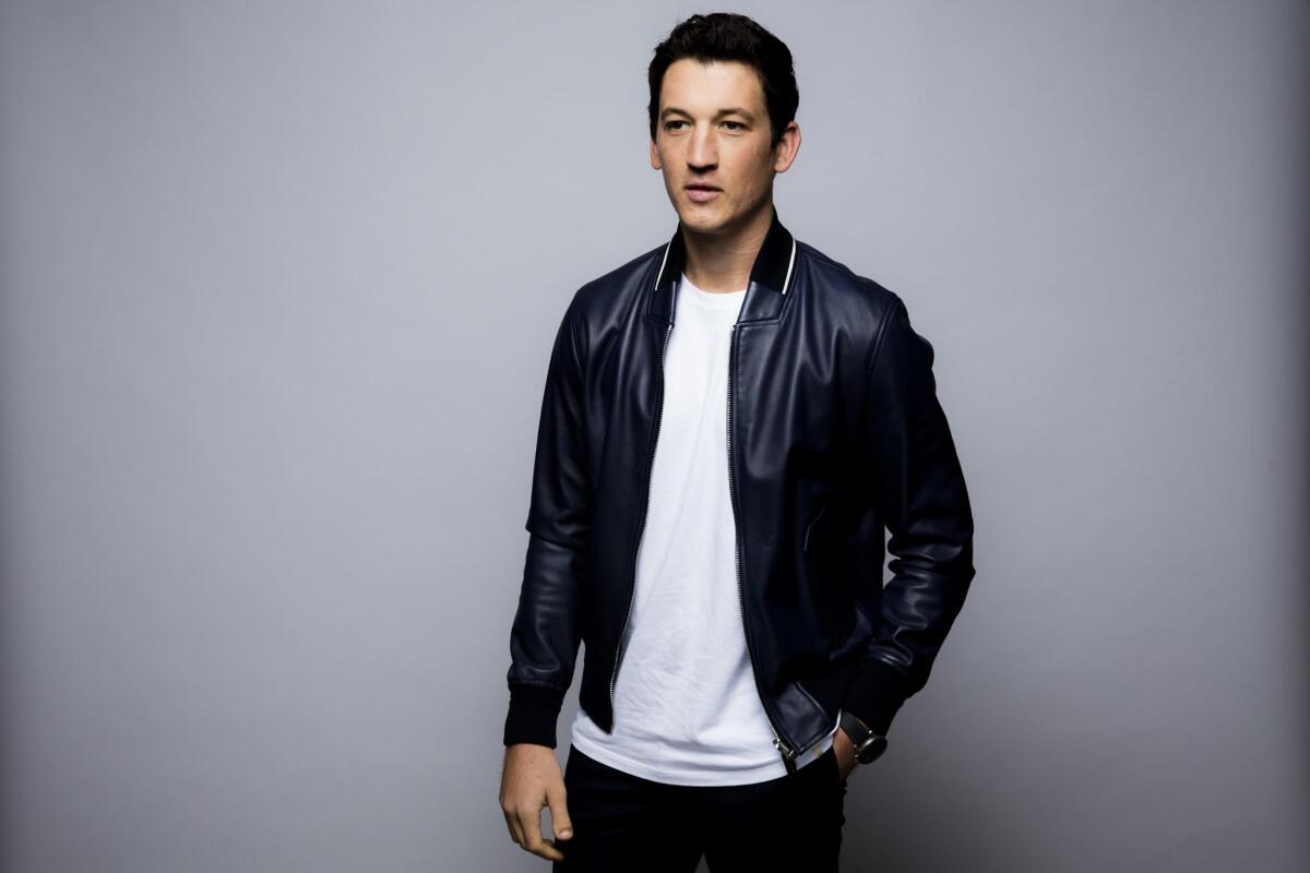 Miles Teller of "Bleed for This."