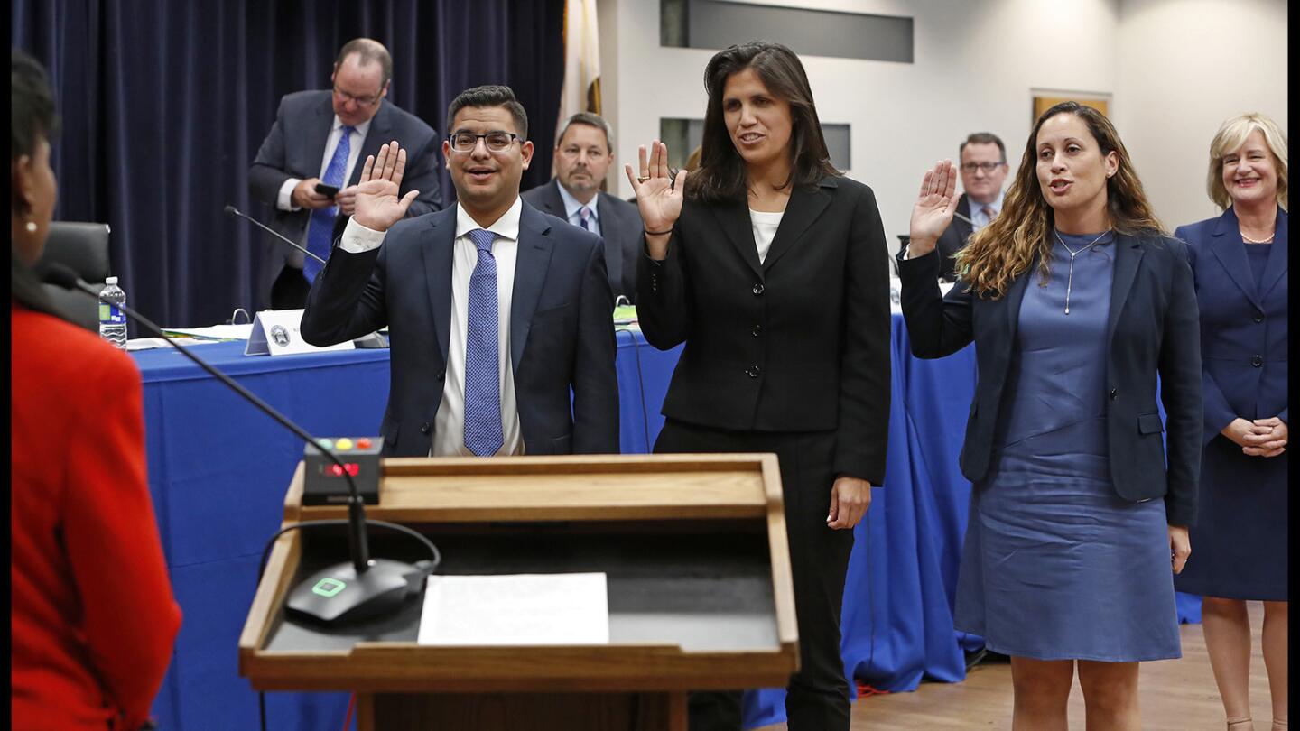Photo Gallery: New Costa Mesa City Council members sworn in to office