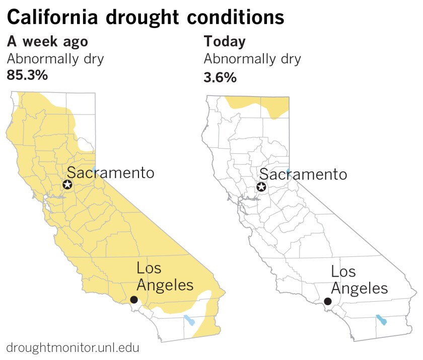 california drought map