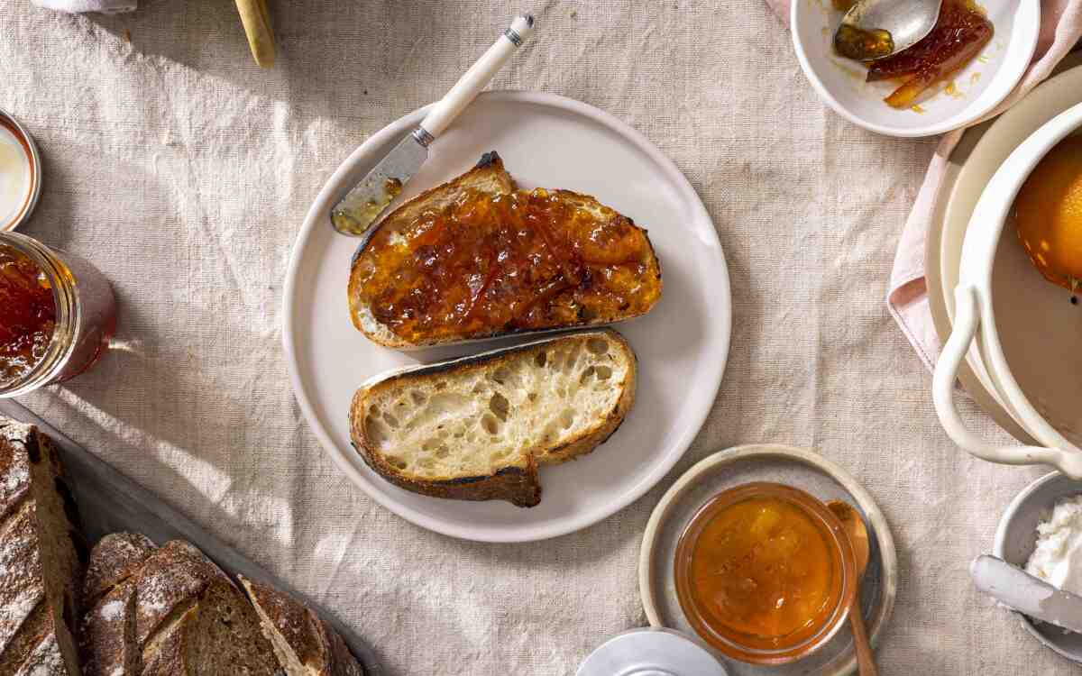 Made with sour, bitter Seville oranges, this marmalade is a classic one to make for a beginning fruit preserver.