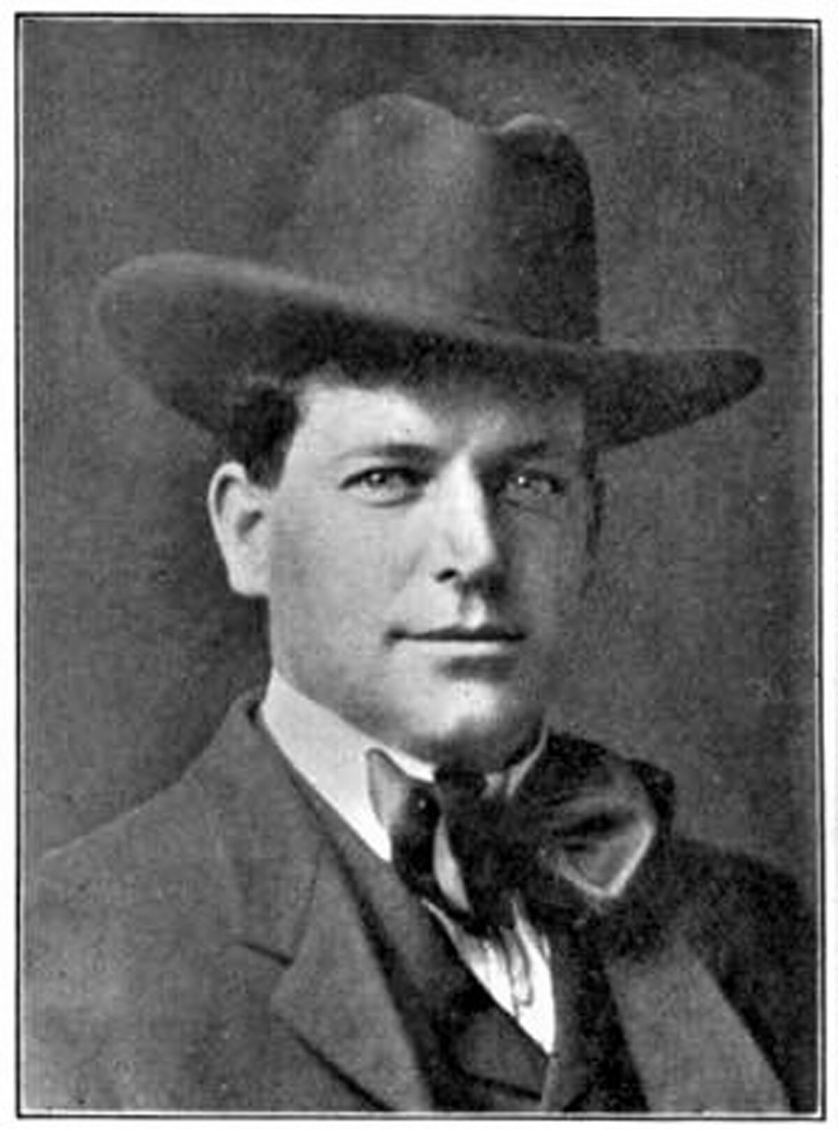 D.C. “Charlie” Collier sporting his “five-gallon hat” and “Windsor tie.”