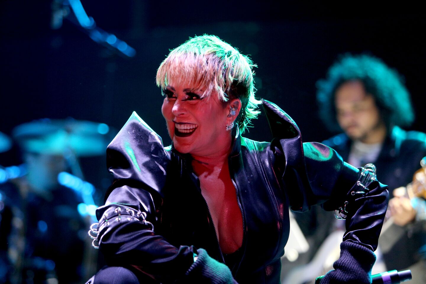 Alejandra Guzman headlined at "Te Gusta El Pop" stage at the first Besame Mucho Festival, at Dodger Stadium.