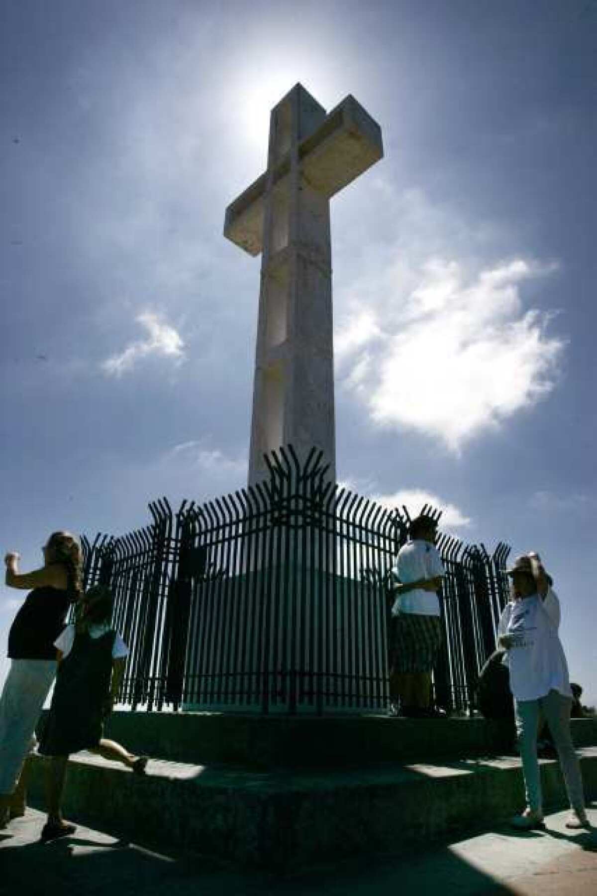 The cross atop Mt. Soledad in San Diego has been at the center of a political and legal dispute for more than two decades. A judge Thursday ordered it taken down as a violation of the separation of church and state. But he has allowed time for appeals.