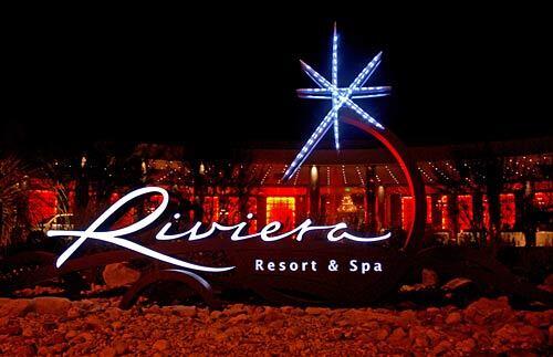 The Riviera Resort & Spa, built in 1959, recently underwent a $70-million renovation. It has 406 rooms on 24 acres.