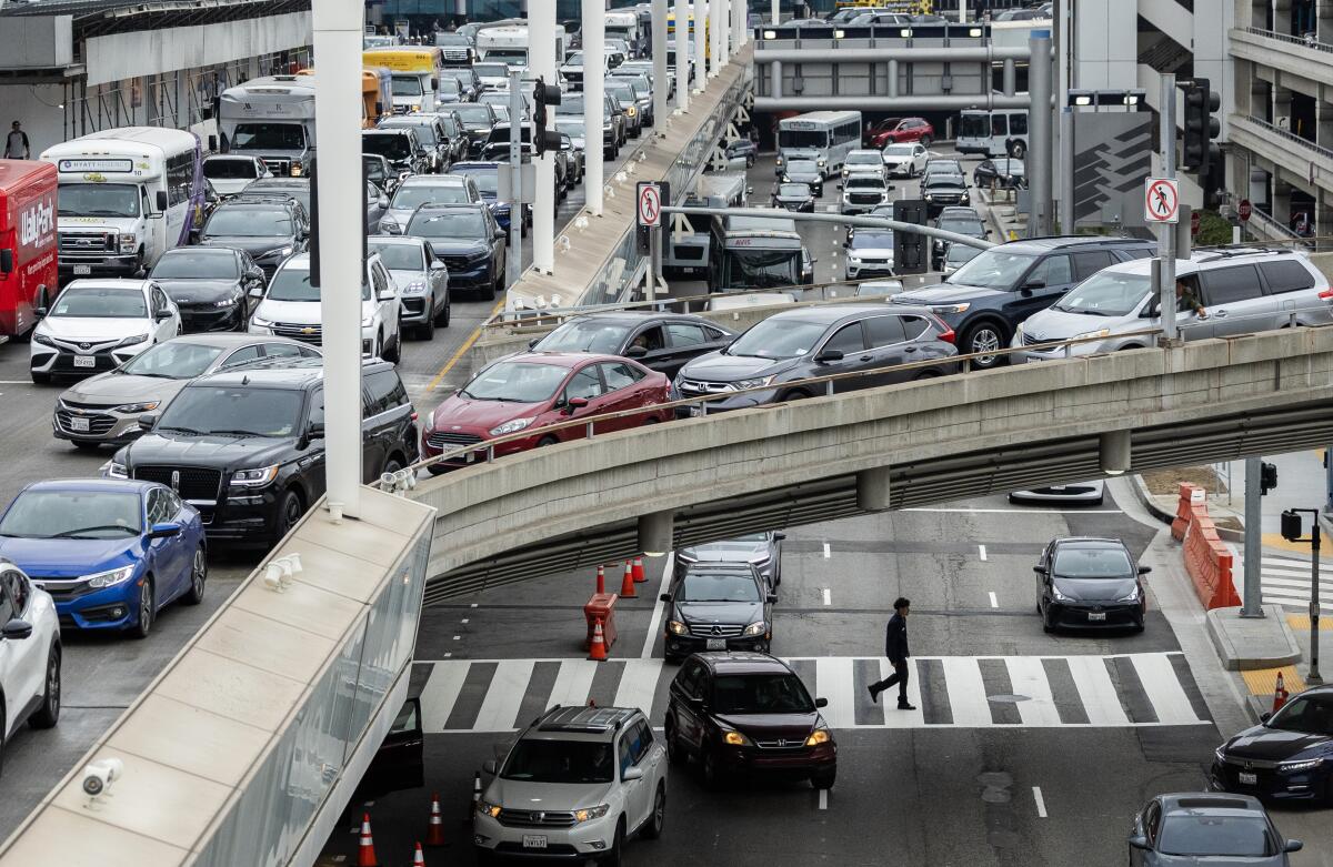 Los Angeles International Airport officials are bracing for peak traffic.