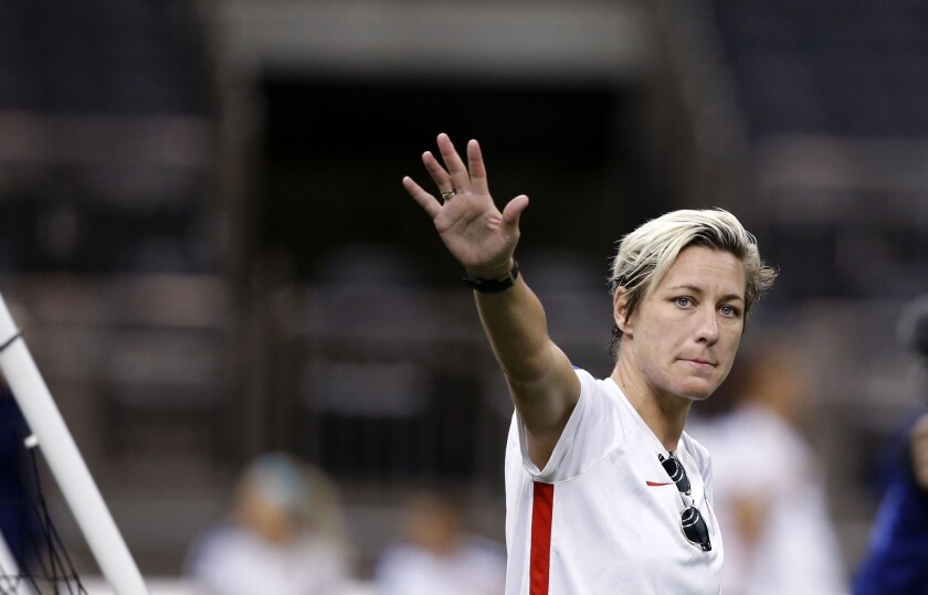 Former national team captain Abby Wambach has been at the forefront of the women's fight for equality with U.S. Soccer.