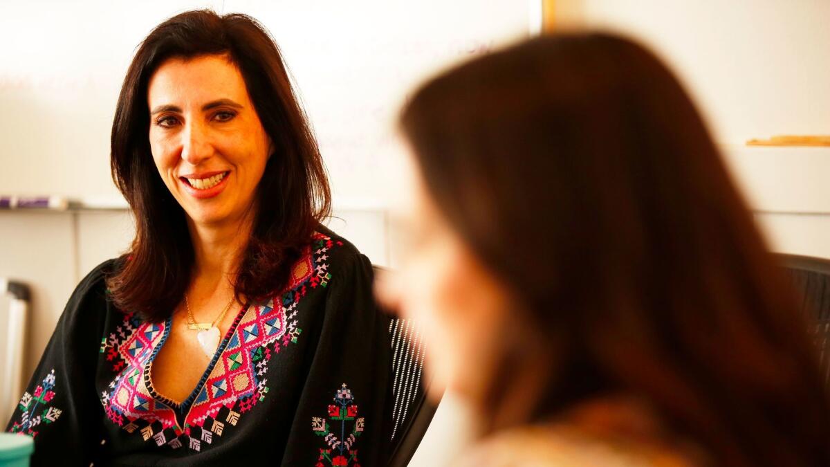 Aline Brosh-McKenna,center, co-creator and showrunner of the CW's "Crazy Ex-Girlfriend," said pushing the show's timeline forward was meant to push characters out of "certain dynamics ... see where they land."
