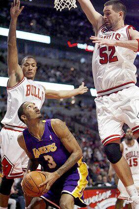 Trevor Ariza, Derrick Rose, Brad Miller