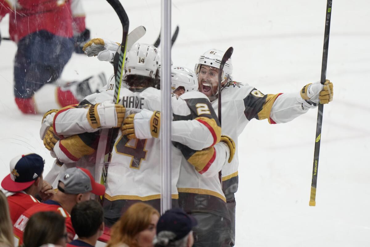 NHL Stanley Cup Final is set as the Vegas Golden Knights advance to face  the Florida Panthers