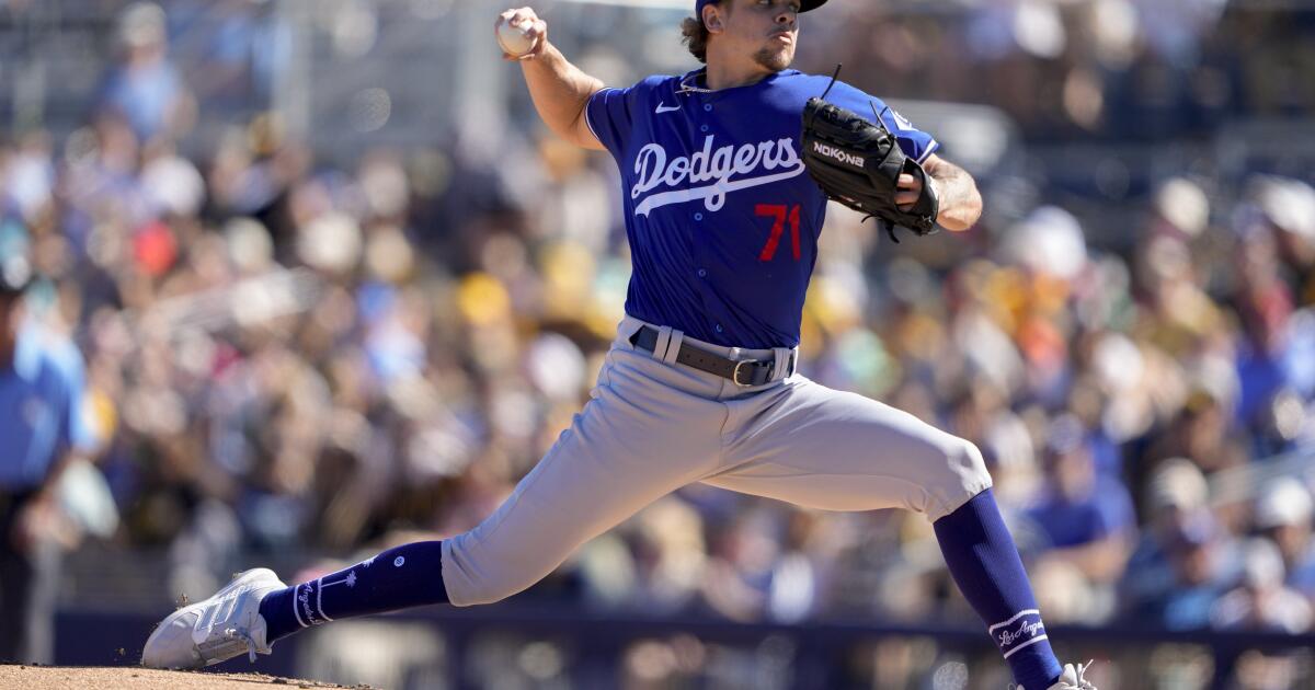 Gavin Stone, Dodgers'ın rotasyon spotu için nasıl bir örnek oluşturuyor?