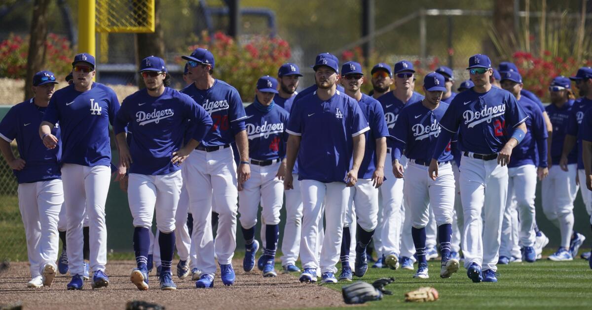 Andre Ethier Team-Issued 2020 Spring Training Jersey with the 2020