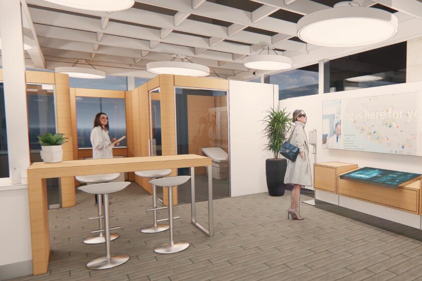 A rendering of the Fly Well clinic that will open at John Wayne Airport this spring.