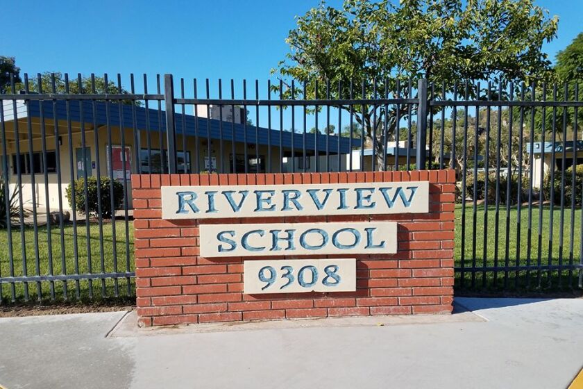 Riverview School in Lakeside is one of nine schools in the district that could be helped by Proposition R, on the March ballot.