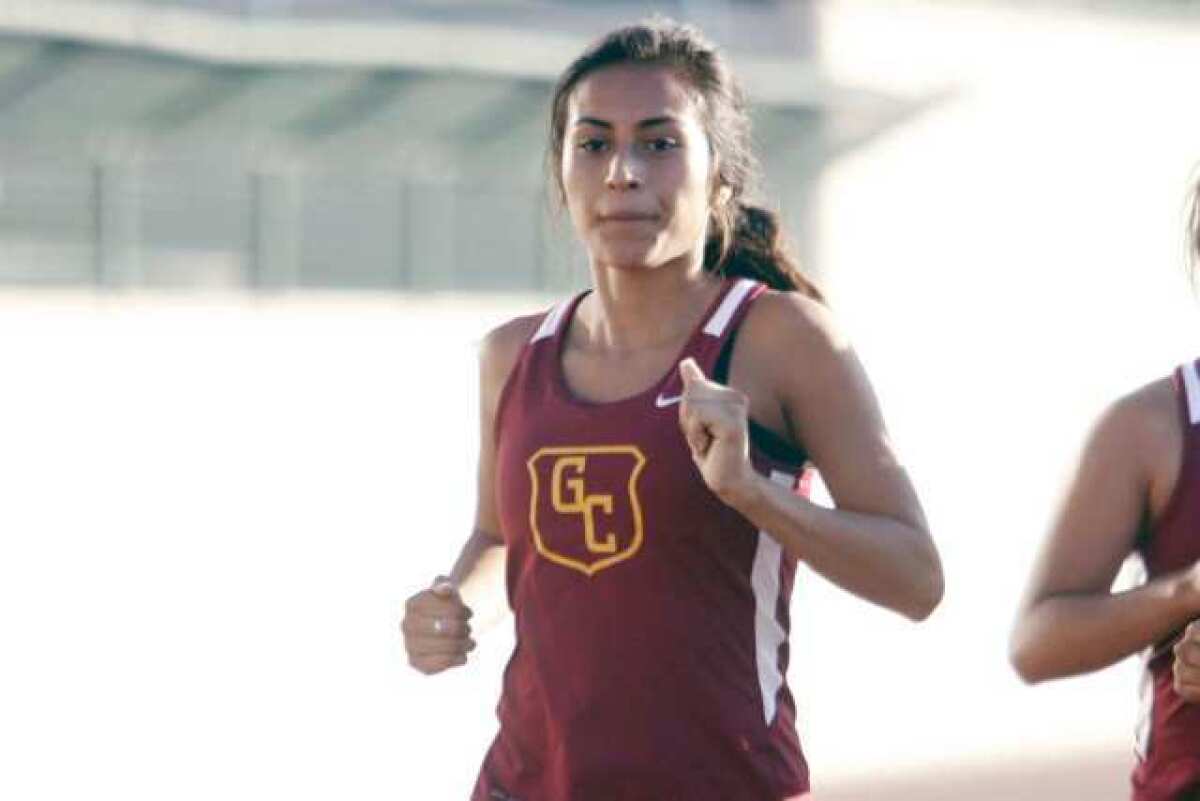 Glendale Community College runner Grace Zamudio.