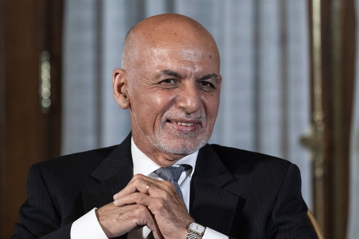 Former Afghan President Ashraf Ghani