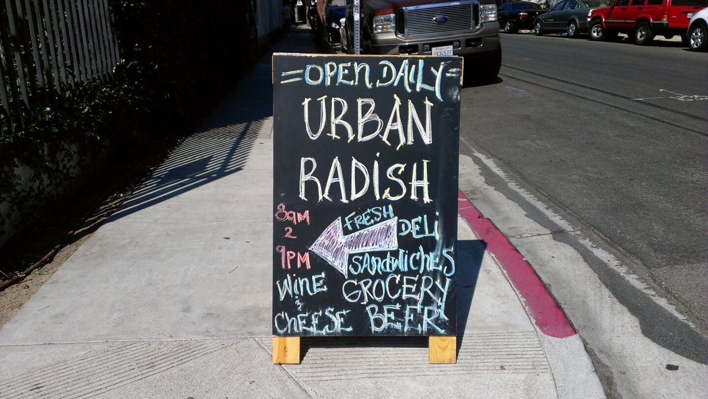 Urban Radish is a new gourmet grocery store in downtown's Arts District.