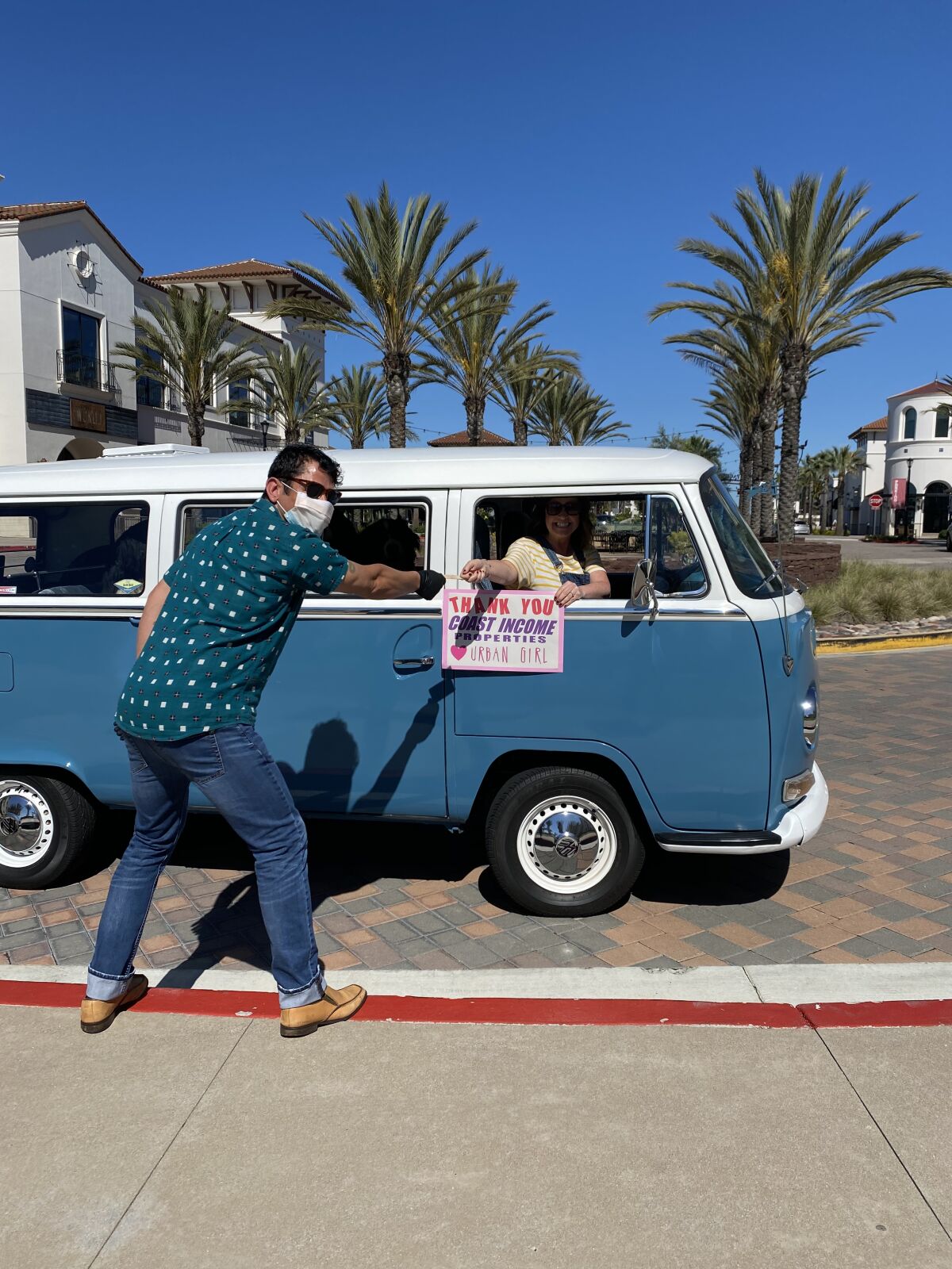 The giveway took place over two days at the Village at Pacific Highlands Ranch.