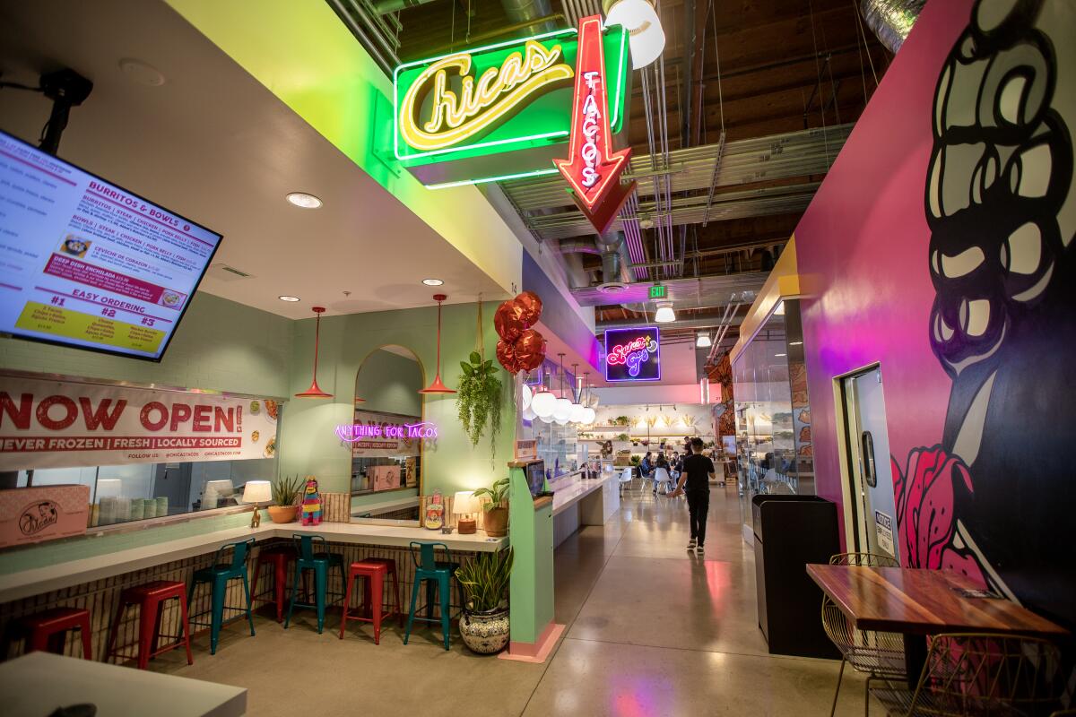 Interior view of Rodeo 39 Public Market in Stanton
