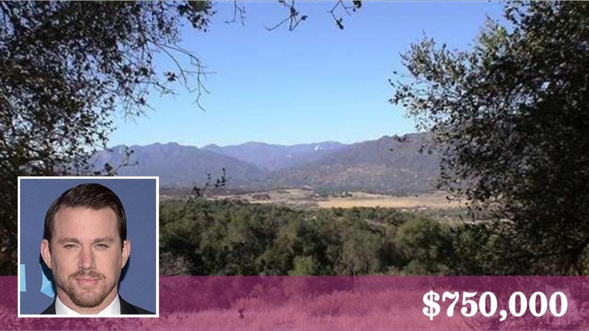 Channing Tatum has bought a vacant 48-acre property in Ojai for $750,000.