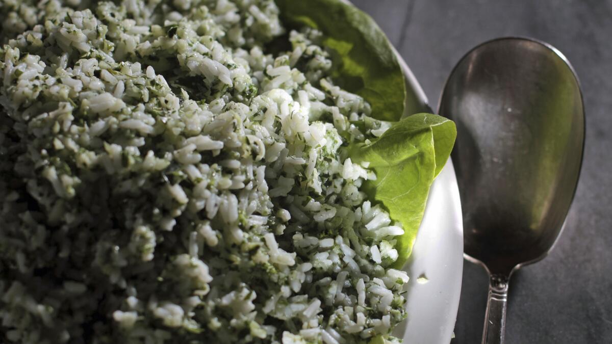 Recipe: Cool rice and cucumber salad