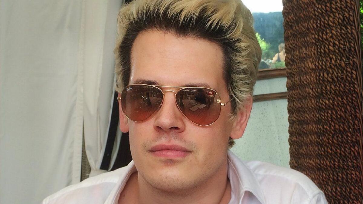 Conservative commentator Milo Yiannopoulos in 2015.