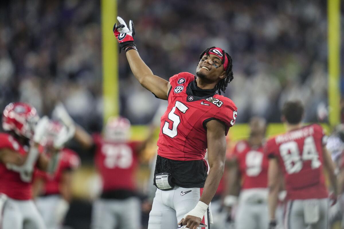 Georgia TE Washington, CB Ringo headed to NFL draft - The San Diego  Union-Tribune