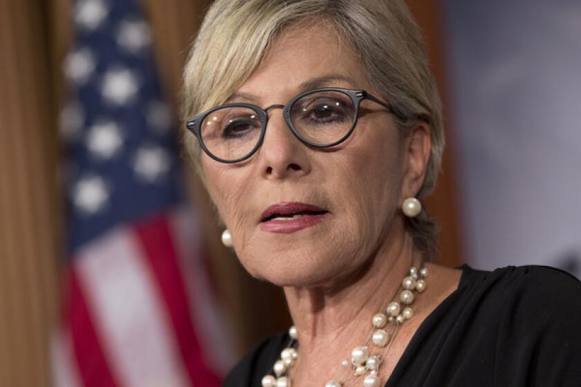 Senate Environment and Public Works Committee Chairwoman Sen. Barbara Boxer (D-Calif.) tells reporters on Capitol Hill in Washington that she has sent a letter to the nation's governors asking for improved safety measures in the storage of ammonium nitrate.