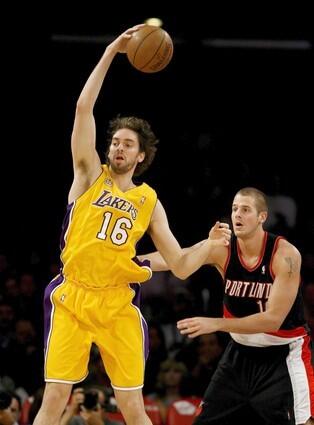 Portland Trail Blazers at Los Angeles Lakers.